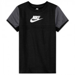 Koszulka Nike Sportswear Mixed Material Big Kids' (Boys') Short-Sleeve Top DA0619 010