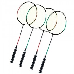 Zestaw do badmintona dla 4 osób + 2 lotki