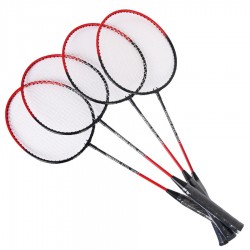 Zestaw do badmintona dla 4 osób + 2 lotki
